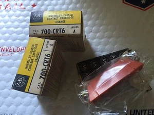ALLEN-BRADLY 700-CRT6 NC CONTACT CARTRIDGE (ORANGE) (AB) NEW IN BOX  - Picture 1 of 1