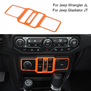 Para Jeep Wrangler JL y JT 2018+ panel de control de ventana interior del automóvil cubierta naranja - Imagen 1 de 8