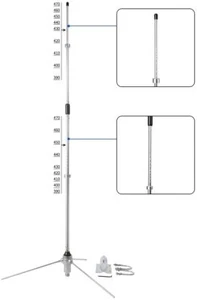 Amateur Mobile Antenna Tunable GMRS Vertical Base VHF UHF 6.0dBi SO239 Scale - Picture 1 of 10
