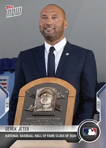 Derek Jeter - 2021 MLB TOPPS NOW® Card 776 PR 4.957 Hall of Fame 🔥 Card In Hand - Bild 1 von 2