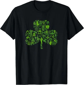 Star Wars Green Shamrock St. Patricku2019s Day T Shirt - Picture 1 of 4