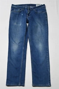 Buffalo David Bitton 32x30 Jackson Straight Stretch Medium Denim Mens Jeans - Picture 1 of 10
