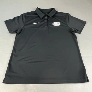 Nike Polo Florida Gators Black Silver Logo Golf Women Size Medium - Picture 1 of 11