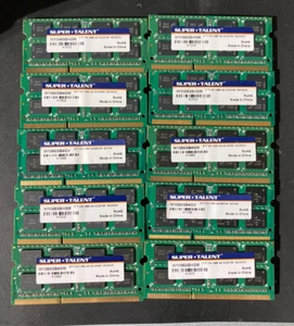 LOT 40 4GB Super Talent DDR3-1066 PC3-8500 Laptop SODIMM RAM - Picture 1 of 2