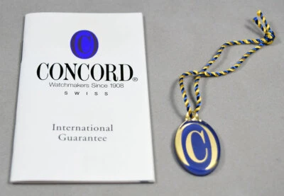 Vintage Concord Watch International Booklet and Hang Tag - Image 1 of 2