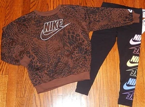 NIKE SPORT AUTHENTIC TODDLERS GIRLS BRAND NEW ORIGINAL 2Pc SET Size 6, NWT - Picture 1 of 7