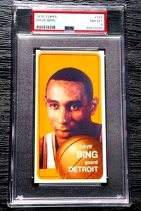1970 TOPPS DAVE BING BASKETBALL CARD #125 ***CENTERED*** PSA 8 NEAR MINT TO MINT - Picture 1 of 5