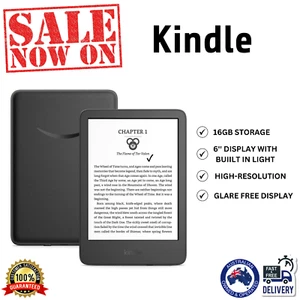 2024 Kindle NEW Black eReader 11th Gen 6 - 16GB MEMORY 300PPI - Picture 1 of 8
