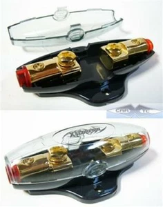 MINI GOLD ANL 8GA : FUSEHOLDER 8 GAUGE FUSE HOLDER HT48G - Picture 1 of 2