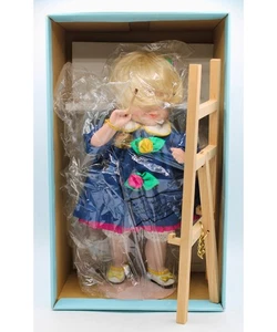 Goebel | 2 Stück: Die kleine Künstlerin & Carol Anne Puppe | Gemälde fehlt - Bild 1 von 4