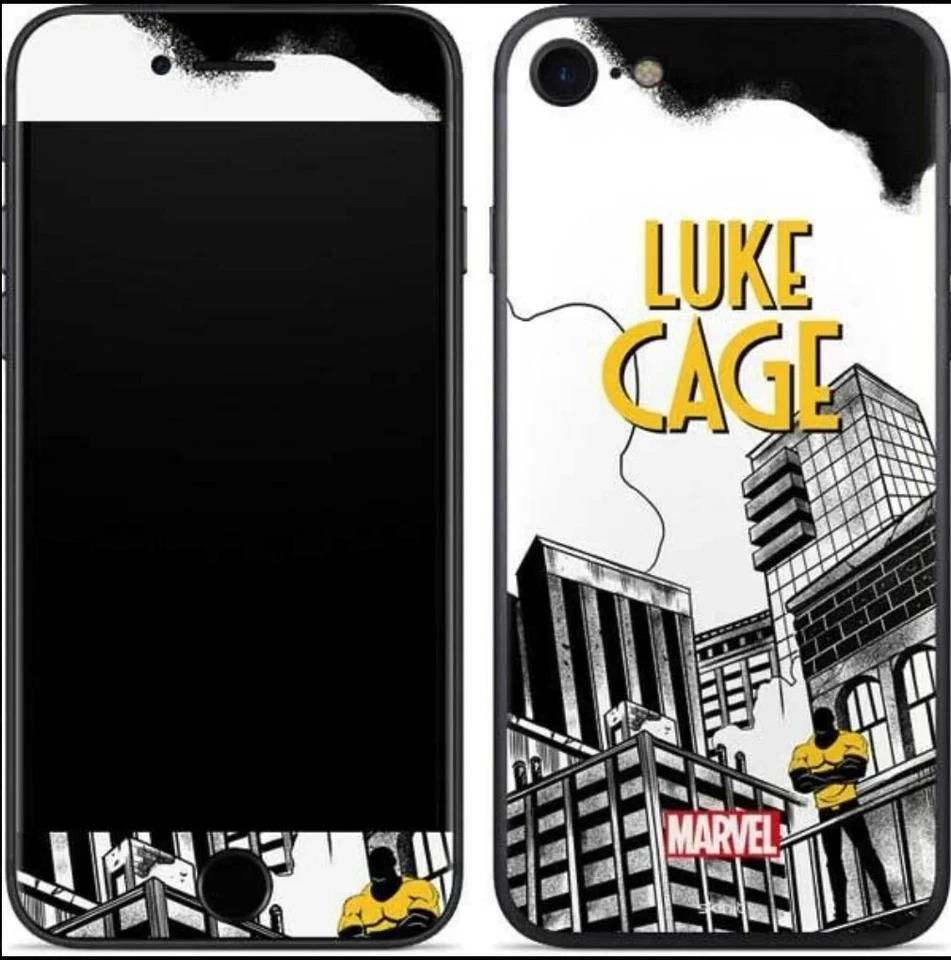 Recubrimiento de teléfono Skinit Marvel The Defender Luke Cage iPhone 7 NUEVO Foto 1 de 4