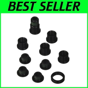 Compact Hidden Bolt Chainring Bolt Kit for 5 Arm Chainrings - Stylish Black - Picture 1 of 2