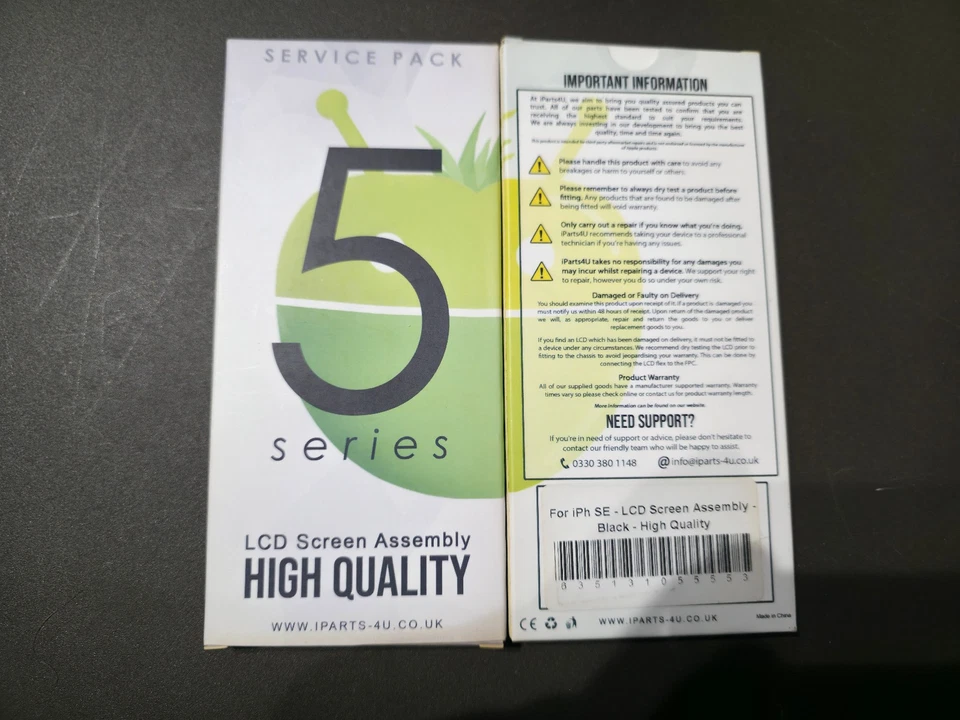 Premium - High Quality Screen Replacement for IPhone SE 1 Black - Image 1 of 1