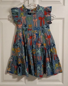 Pink Chicken Bows On Bows Dress NWT 4Y - Picture 1 of 3