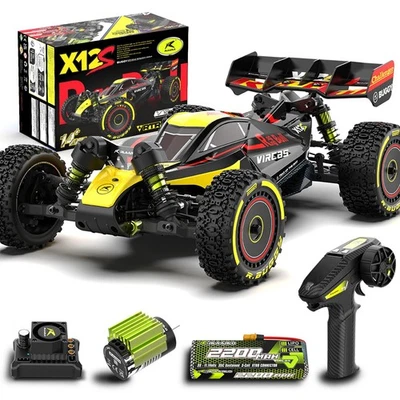 RLAARLO 1/12 Brushless RC Cars for Adults, Max 50 MPH Fast RC Buggy, All Terr... - Image 1 of 4