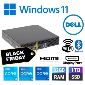 PC desktop economico veloce Windows 11 TINY MINI CORE i7 6TH 32 GB RAM 1 TB SSD WIFI 01 - Foto 1 di 8