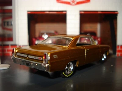 1967 CHEVY NOVA SS LIMITED EDITION 1/64 GOLD M2 CHROME WHEELS & GOODYEAR TIRES - Image 1 of 4