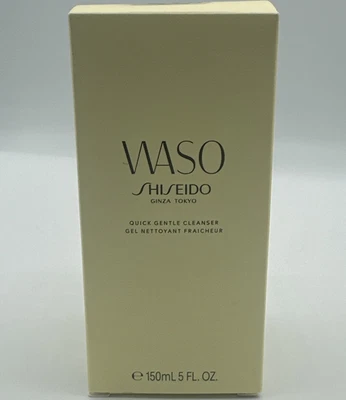 WASO SHISEIDO Ginza Tokyo Limpador Suave Rápido-150ml/5 oz-Novo na Caixa de Varejo - Imagem 1 de 4