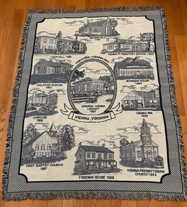 Vienna Virginia Webdecke, ca. 63 Zoll von 51 Zoll - Bild 1 von 2