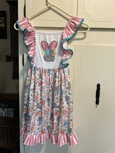 Girls Ruffle Girl Easter Dress-5XL - Picture 1 of 10