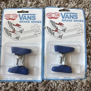 2 X Set Blue Vans Kool Stop Old School BMX brake shoes - Picture 1 of 3
