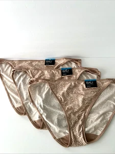 NEW Bali 3 Pairs Passion For Comfort String Bikini Panties 2XL/9 Multi-Color - Picture 1 of 3