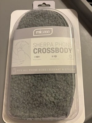 Micase Sherpa Phone Crossbody Bag.   A 4 - Image 1 of 3