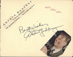 Vintage Arthur Godfrey Autogramm - Bild 1 von 1
