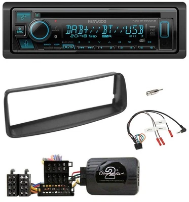 Kenwood Bluetooth DAB CD Lenkrad USB Autoradio für Peugeot 206 CC 1998-2002 - Bild 1 von 4