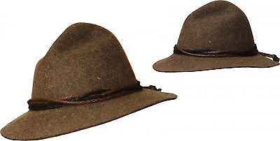Cappello Tradizionale Altotirolese + Corda Grossolana A Forma Di Tre Punte Iconica Per Pantaloni Di Pelle • 39.90€