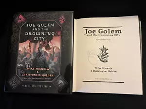Mike Mignola signiert Joe Golem and the Drowning City 1. Druck HC Buch Hellboy - Bild 1 von 1