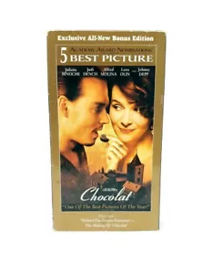 Chocolat (VHS Tape) Johnny Depp - Picture 1 of 6