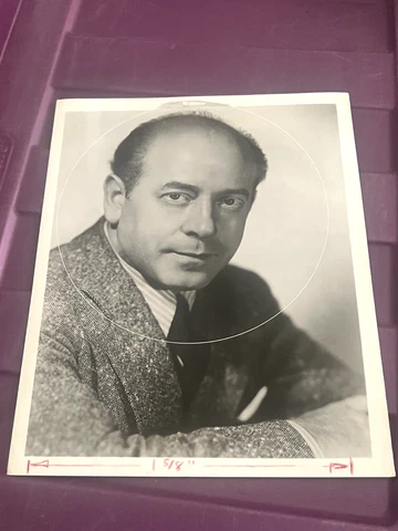 Eugene Ormandy Hungarian-American conductor 8" x 10" Photograph hjx8 Cover