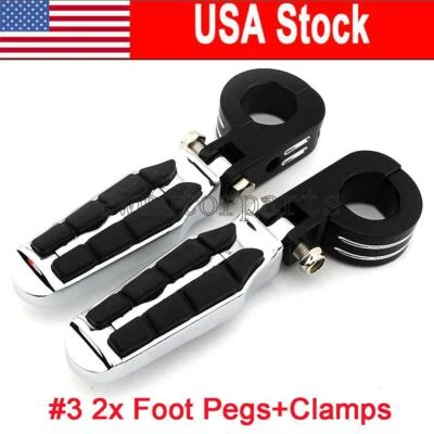 Braçadeiras de apoio para os pés Highway Foot Pegs para Harley-Davidson Sportster 883 XLH883 - Imagem 1 de 4