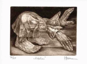 H. HOORMANN - Kriecher - Grabado original firmado limitado 1981 - Imagen 1 de 1