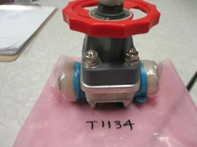 Diaphragm Valve Body ASAHI 3/4" | PVDF Body | EPDM Seat | MISSING UNION ENDS - Image 1 of 4