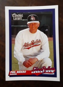 1994 Colorado Silver Bullets Coors Phil Niekro