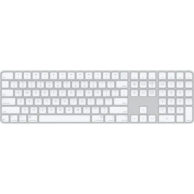 New Apple Magic Keyboard with Touch ID and Numeric Keypad (USB-C, White Keys) - Image 1 of 4