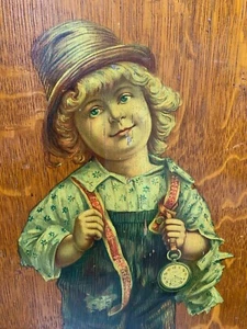 SELTENE MEYERCORD CHICAGO ELGIN TASCHENUHR WERBESCHILD "MY ELGIN'S ALRIGHT" - Bild 1 von 10