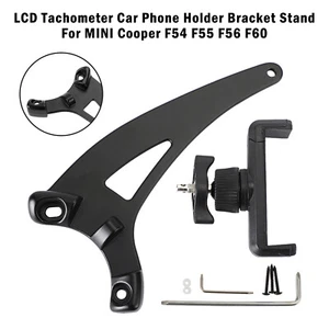 LCD Tachometer Car Phone Holder Bracket Stand Pour MINI Cooper F54 F55 F56 F60 . - Imagen 1 de 13