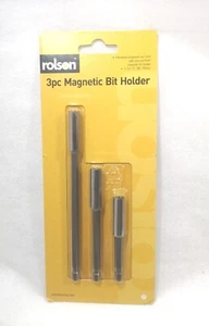 3 x Magnetic Bit Holder Impact Holder 1/4" Dr 75 100 150mm Stainless Steel Screw - Picture 1 of 6