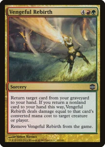 4 Vengeful Rebirth x4 4x - NM/LP - Alara Reborn SPARROW MAGIC - Picture 1 of 1