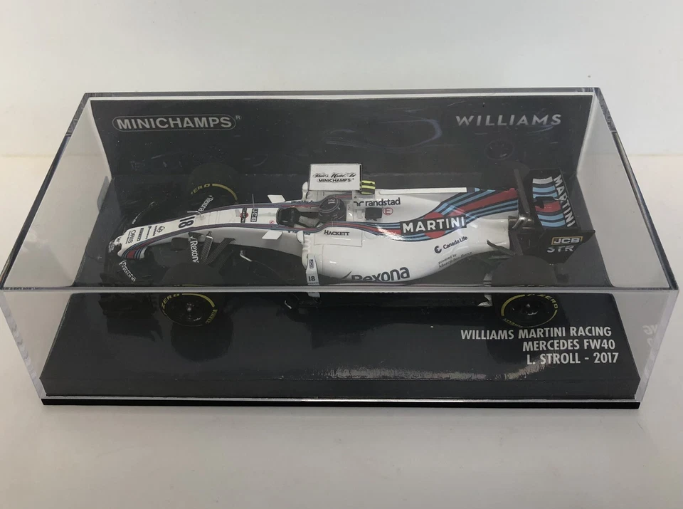 MINICHAMPS F1 1:43 Williams FW40 2017 Lance Stroll Formula 1 - Immagine 1 di 1