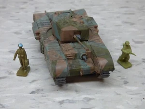 Airfix / Minitanks WWII British Churchill Mk III Heavy Tank & Soldiers Lot#658A - Picture 1 of 3