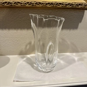 STEUBEN SEA WAVE ART GLASS PAUL SCHULZE VASE8" - Picture 1 of 7
