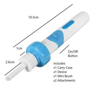 5pc Electric Cordless Ear Wax Remover Painless Cleaner Vacuum Cleaning Tool - Picture 1 of 12
