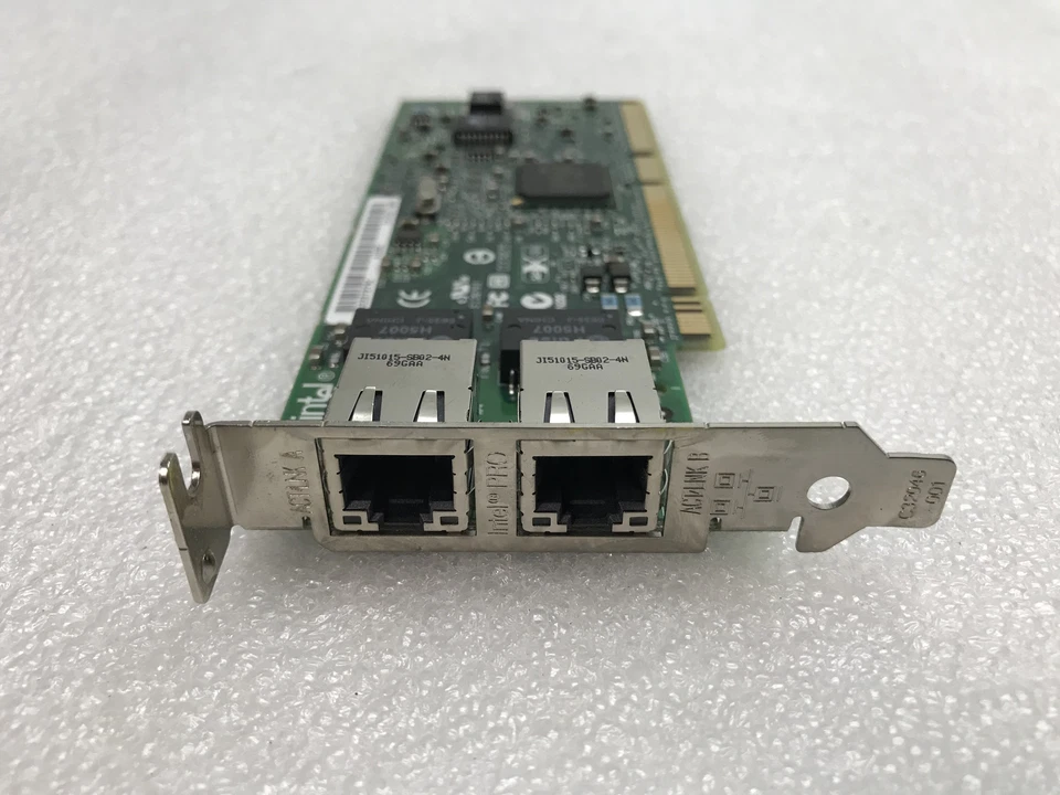 Intel PRO/1000 MT Dual Port Server Adapter 7E9A5F33A 024SC A78407-1406 - Image 1 of 4