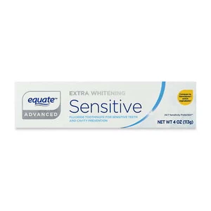 Equate Maximum Strength Sensitive Extra Whitening Toothpaste with Fluoride, 4 oz - Picture 1 of 4