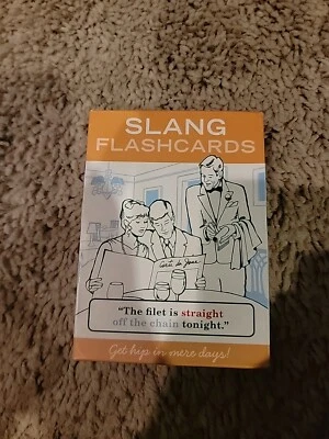 Slang Flashcards Mastering Vocabulary Card Game Knock Knock Funny - Image 1 of 4