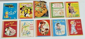 VTG 10 Lot Lolly Pop Books & A Little Book, Bounce The Puppy, Said The Hen +MORE - Picture 1 of 12